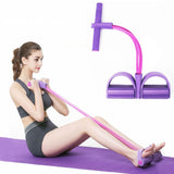 Elastic Pull Ropes Exerciser Rower - FixMoreStore